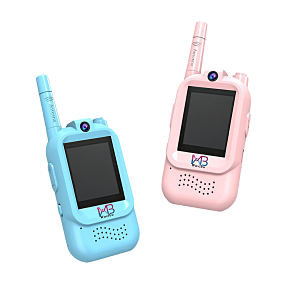 WOVIBO Kid Walkie Talkies with LCD Screen for Gift Toy Family