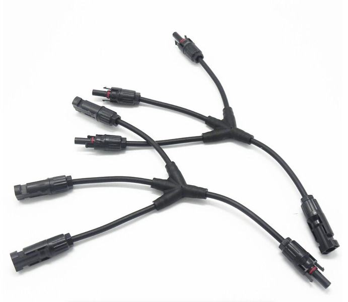 4 Pairs - 1 To 3 MC4 Connectors Y-Branch