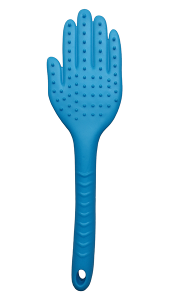 Silicone Massager Pat/ Tap Floating Point Hand Stick - Blue