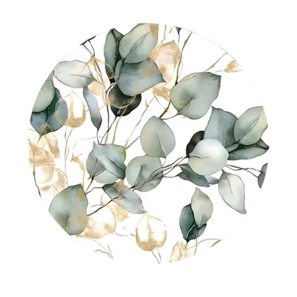 Pretty Prints Leaf Mouse Pad
