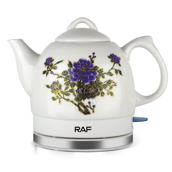 RAF 1L Electric Ceramic Kettle - Fast Boiling with Auto Shut-Off Feature