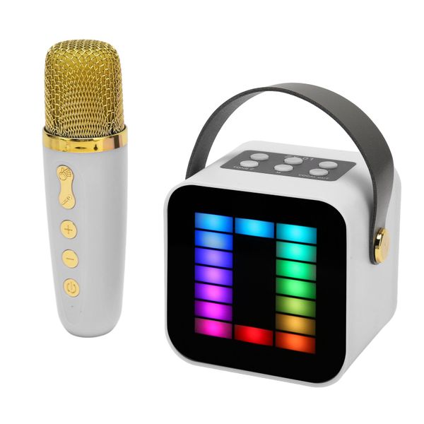 Mini Karaoke Machine, RGB, White