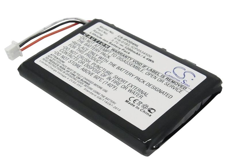 Replacement Battery for APPLE iPod; Photo 40GB/60GB