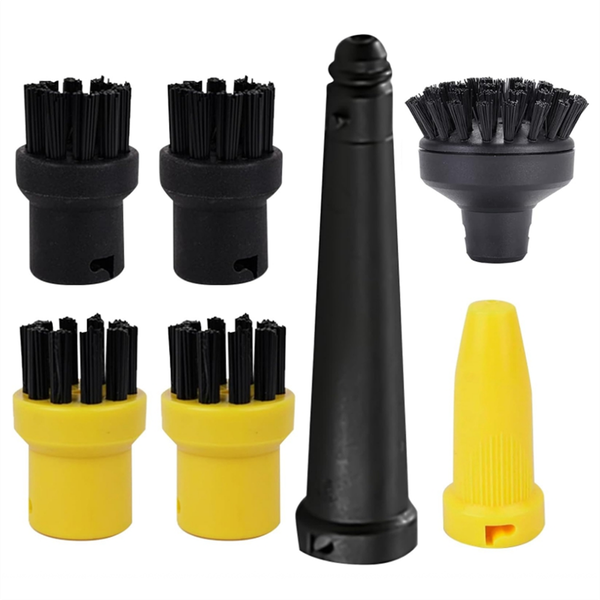 Steam Cleaner Accessory Set Compatible With Karcher, Round Brush Set