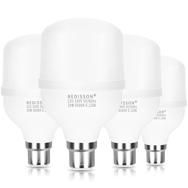 Redisson Energy - Efficient 20W B22 LED Bulb - Super Bright Daylight LED Bulbs