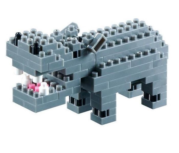 Brixies Construction Set - Hippo