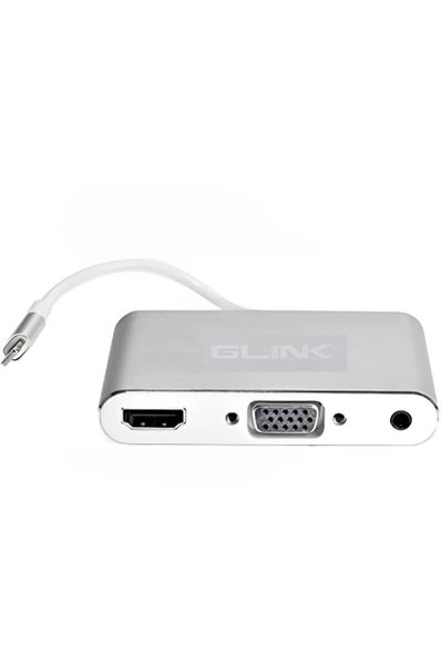 Lightning Male to HDMI/VGA Female Adapter Compatible For For iPhone-Glink