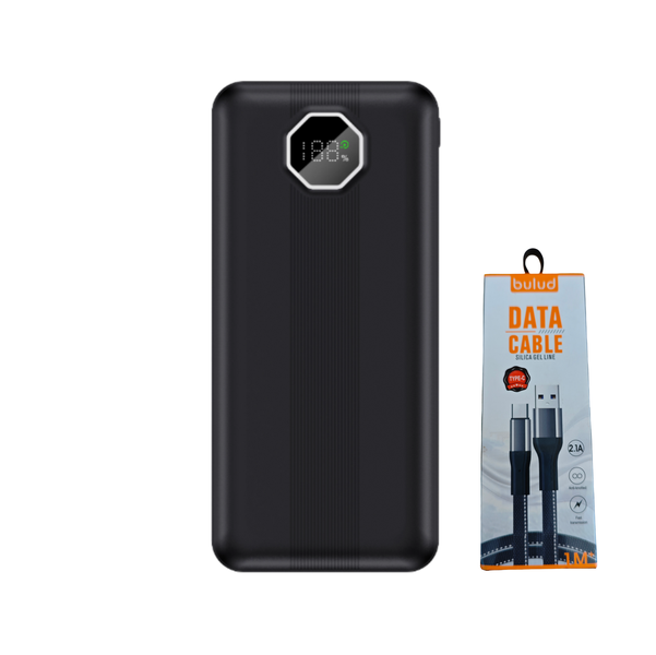 Portable PowerBank 50000mah 22.5w Fast Charging Digital Display + USB Cable