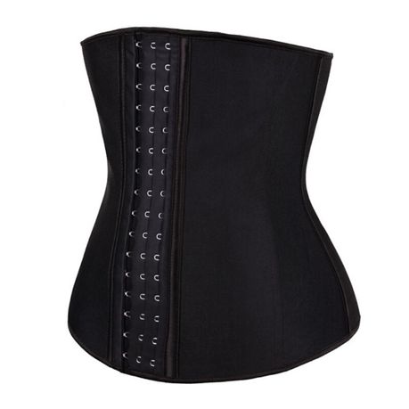 Buy a High Quality Black 9 Steel Bone Latex Waist Trainer Corset for  R695.00 in South Africa - Waisting Away