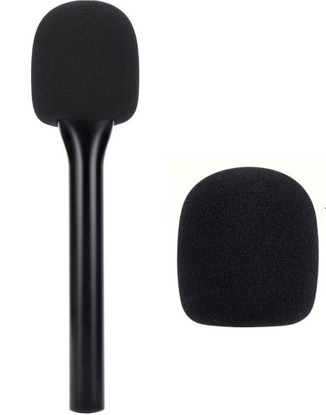 Handheld Wireless Mic Stand Compatible with DJI Mic, Pure Black