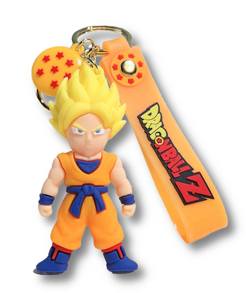 Dragon Ball Z Super Saiyan Goku Keychain / Keyring