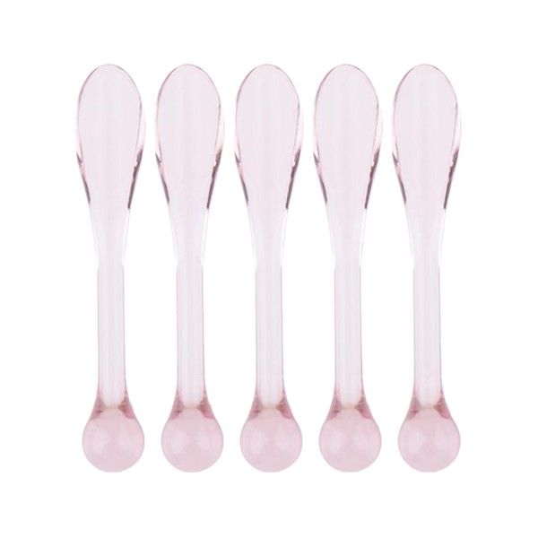 5 Piece - Transparent Makeup Spatula Set For Face Cream &amp; Mask Mixing