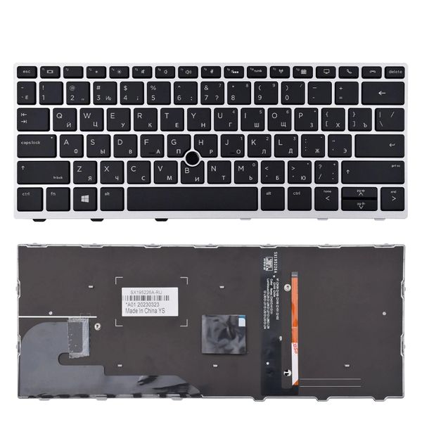 Replacement HP Elitebook 735 G6, 830 G6, 836 G6 Laptop Keyboard US Layout