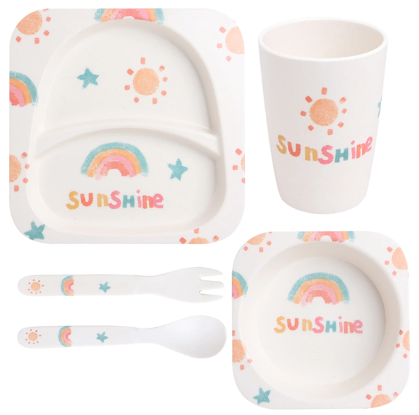 Kids Sunshine Dinner Set - 5 Pieces
