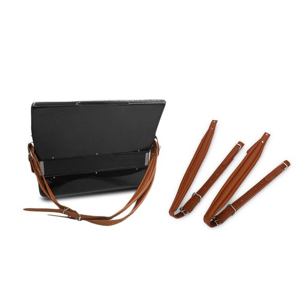 Adjustable Accordion Strap, Coffee, 16-120