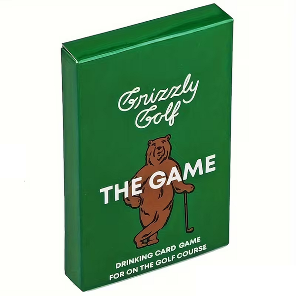 Grizzly Golf Drinking Game - Cards for Lively Rounds of Golf with Friends