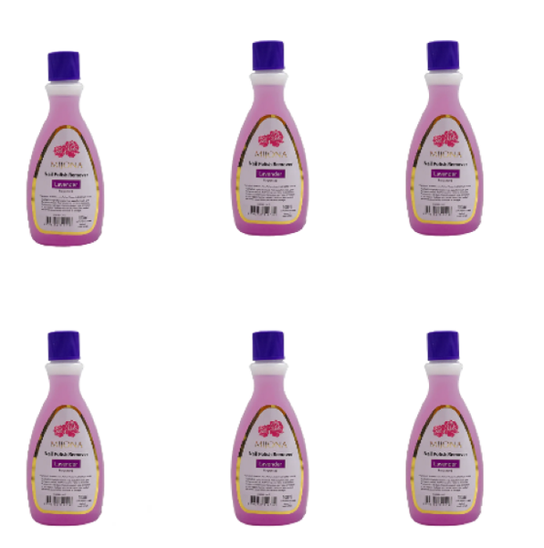 6 Pieces Lavender Mijona Nail Polish Remover
