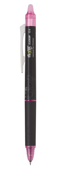 Pilot Frixion Clicker Point 0.5mm Erasable - Box of 12 - Pink