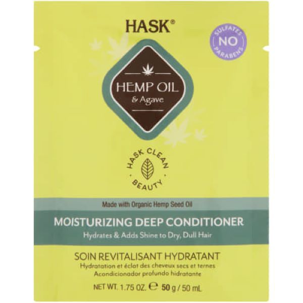 Hask Hemp Oil &amp; Agave Moisturising Deep Conditioner 50ml
