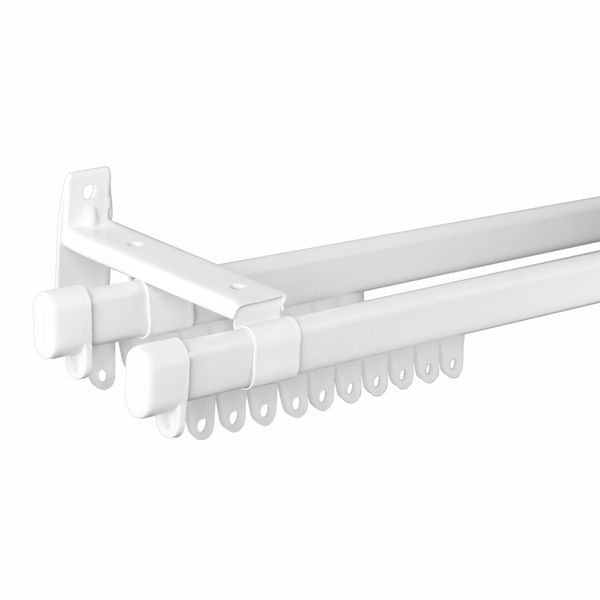 Super C-Track Double 2.5m - White