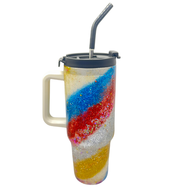 Handcrafted Stainless Steel Insulated Double Vacuum Travel Mug 1.18L
