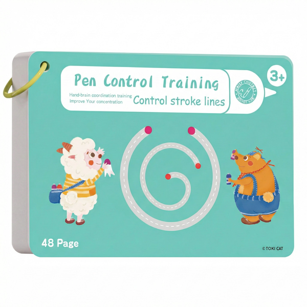 Reusable Pen Control Training Cards for Kids Early Learning Handwriting