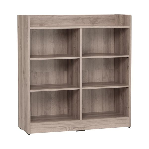 Bragg Eco Open Cabinet Bookcase, Dark Oak