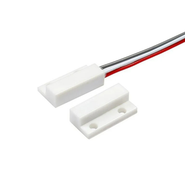 MAG N/O N/C Ivory Mini Magnetic Switch with Wire Leads 34×8.3mm