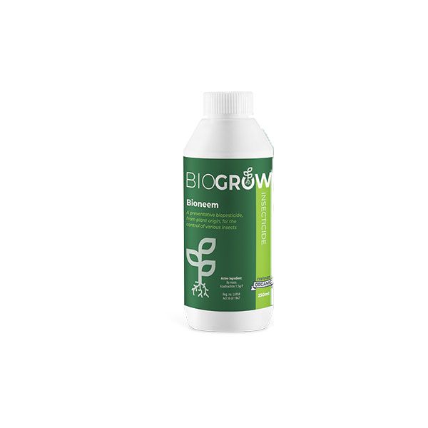 BioGrow Bioneem - 500ml - Neem Oil - Organic Insecticide