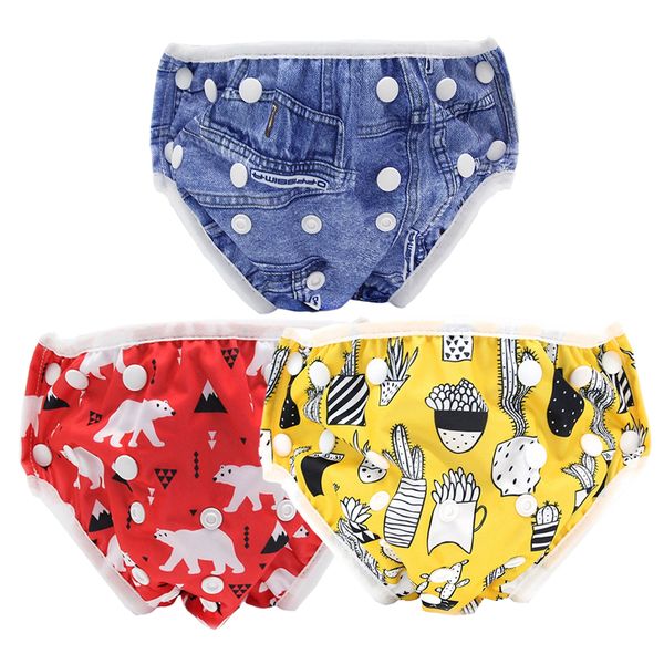 3-Piece Children's Reusable Adjustable Breathable Training Pants