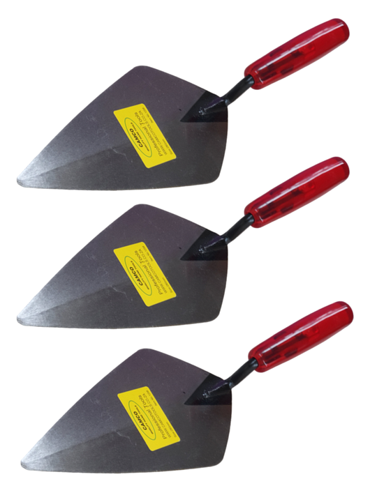 Camco (Pack of 3) Brick Laying Trowel (Heavy Pattern) - 280mm