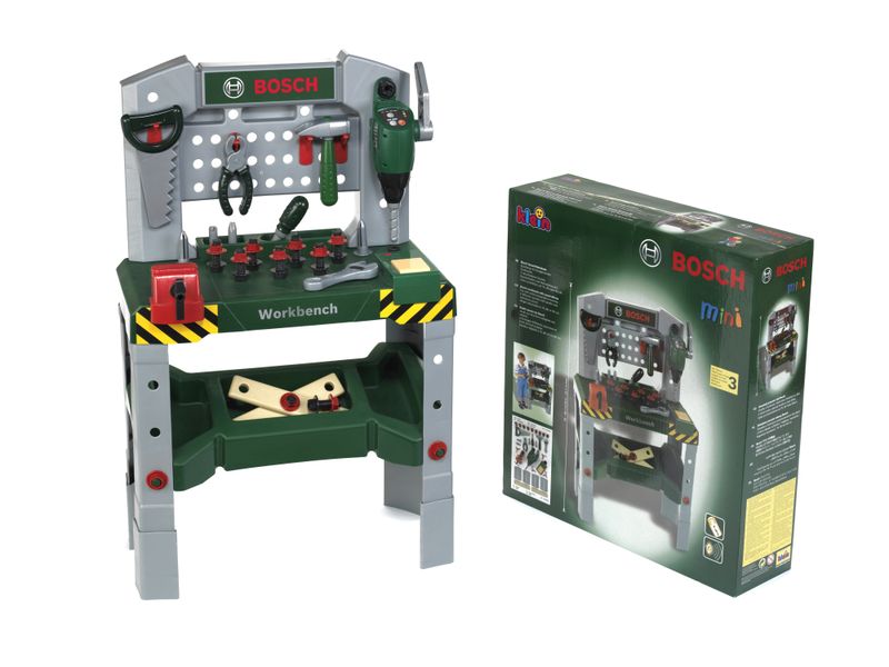 Klein Toys Bosch Workbench With Sound &amp; Adjustable Height