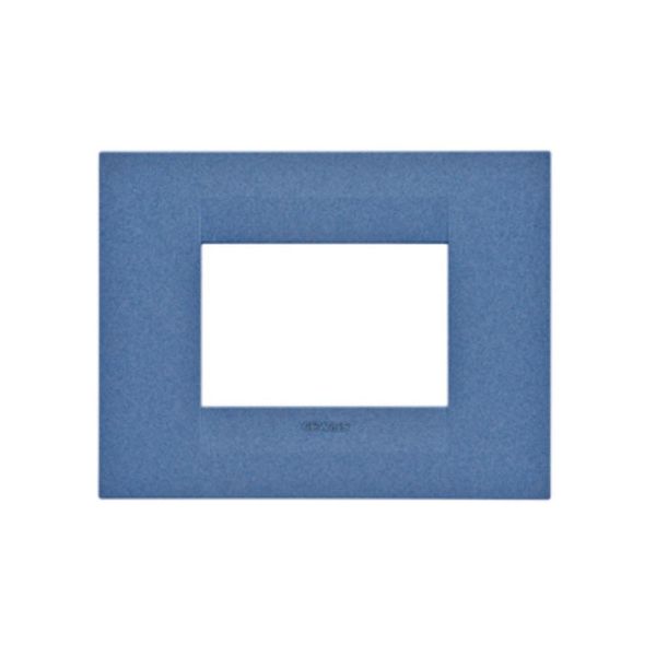 Gewiss GEO 3-Gang Cover Plate (Sea Blue)