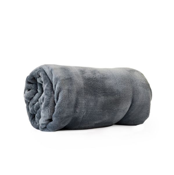 Fleece Grey Throw