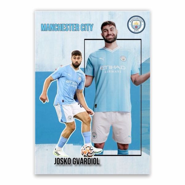 Josko Gvardiol Manchester City Poster - A1