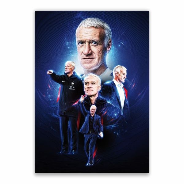 Didier Deschamps Collage Poster - A1