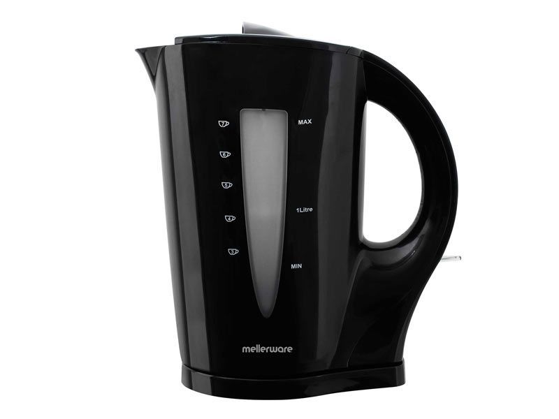 Mellerware - 2200W Black 1.7L Cordless Kettle - Sabie
