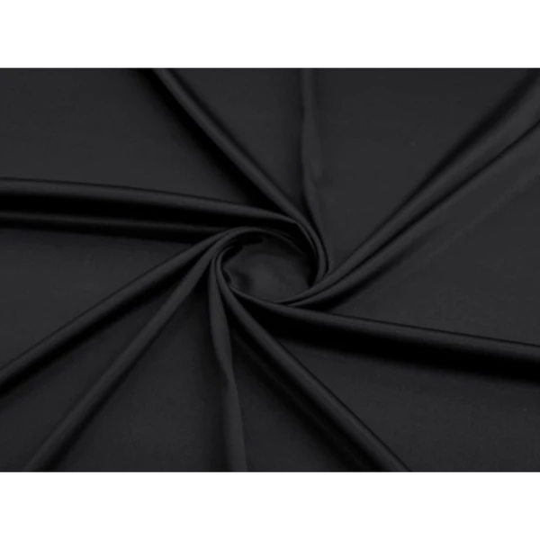 Duchess Satin Fabric - Black