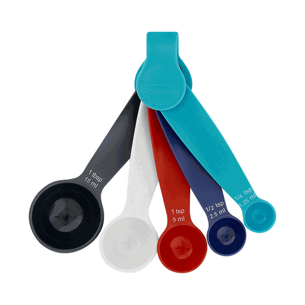 Trudeau - Multi colour Measuring Spoon Set - 5 Piece