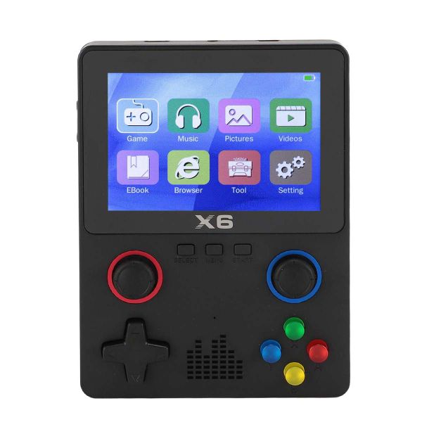 Handheld Retro Game Console Built-in 32GB Classic Retro Games X6