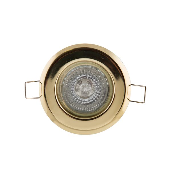 Downlight - Gu10 Par16 - 50W - 220V - Polished Brass - 6 Pack