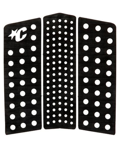Creatures Front Deck III Cord Surfboard Traction: Black - GFDIII21BK