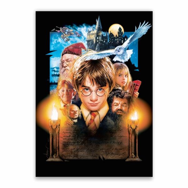 Philosopher's Stone Collage Poster - A1