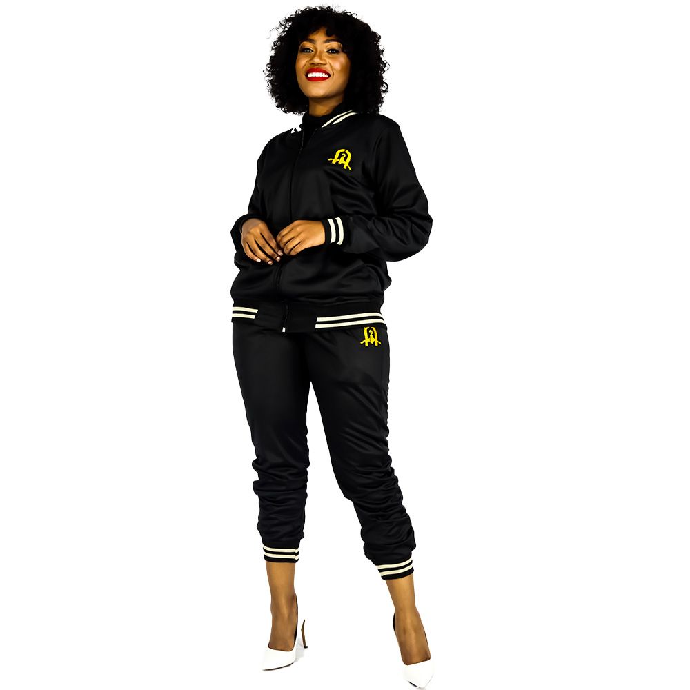 Africa Fashion House Kundai Branded 2-Piece Tracksuit Black | Buy ...