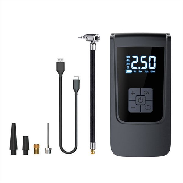 Digital Display Air Compressor Tire Inflator Cordless A