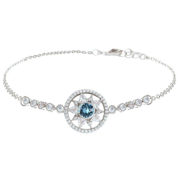 Civetta Spark Demi bracelet with Swarovski Aquamarine crystal