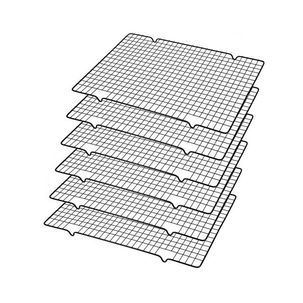 6Piece Cooling Racks For Cooking And Baking Cooling Drying Roasting Rack