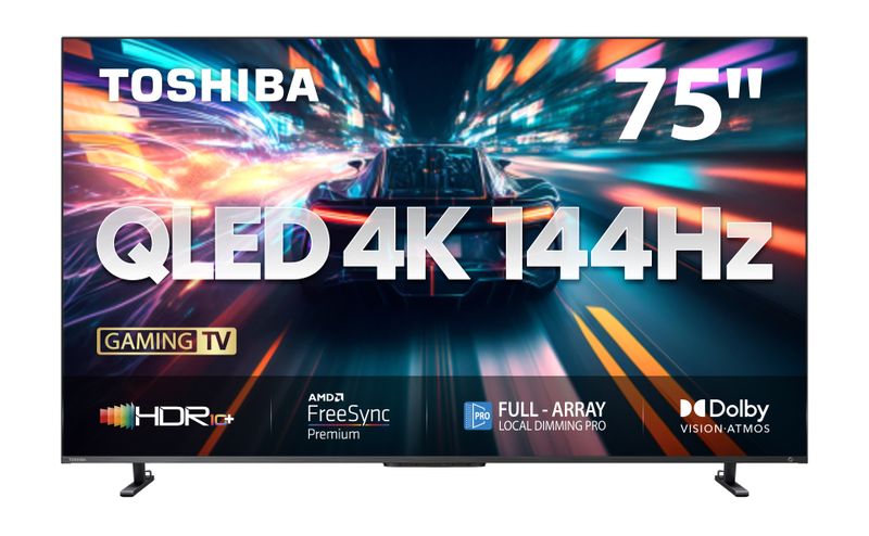 Toshiba 75" Z670MN 144Hz 4K QLED Smart TV with HDR &amp; Dolby Atmos