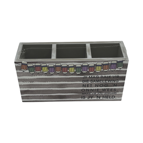 Cutlery Holders with Pencils ontop