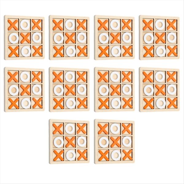 Children's Xo Tic-Tac-Toe Exercise Logical Education Blue and White